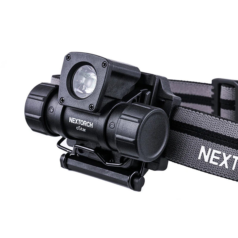 Lampe frontale Nextorch oStar - 500 Lumens - multifonctions pour casque de chantier et tactique  NYCTALOPE  