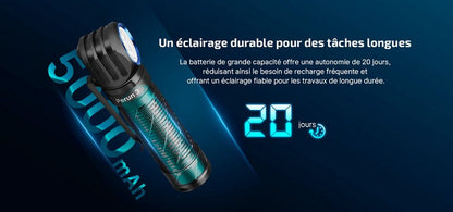 Lampe Frontale Olight Perun 3 - 3000 Lumens rechargeable  NYCTALOPE  