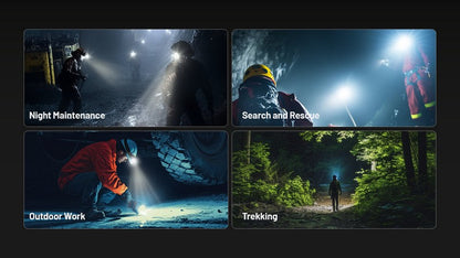 Lampe frontale Nitecore HC70 UHE - 1600 Lumens  NYCTALOPE  