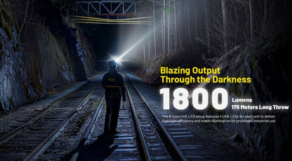 Lampe Frontale Nitecore NU53 - 1800 Lumens rechargeable  NYCTALOPE  