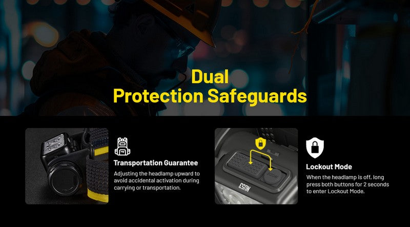 Lampe Frontale Nitecore NU53 - 1800 Lumens rechargeable  NYCTALOPE  