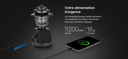 Olight Olantern Music - Lampe de camping avec enceinte stéréo  NYCTALOPE  
