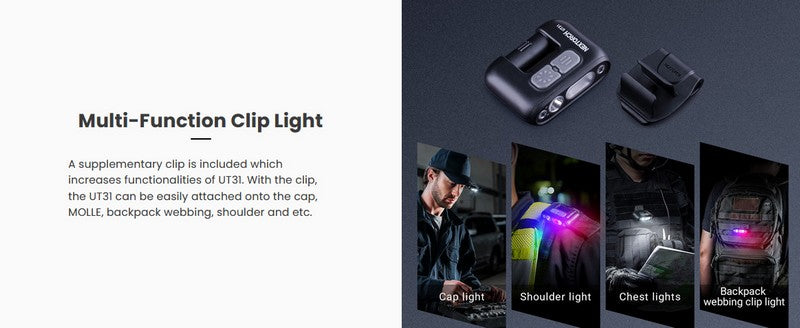 Lampe Multifonction Nextorch UT31 - 220 Lumens - lumière de secours de sécurité et d'avertissement  NYCTALOPE  