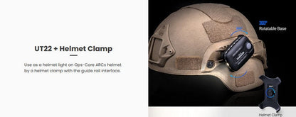 Lampe Multifonction Nextorch UT22L (Molle et Clip) - 11 Lumens - rouge et bleu clignotant - warning light  NYCTALOPE  