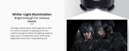 Lampe Multifonction Nextorch UT22L (Molle et Clip) - 11 Lumens - rouge et bleu clignotant - warning light  NYCTALOPE  