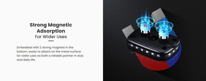 Lampe Multifonction Nextorch UT22L (Molle et Clip) - 11 Lumens - rouge et bleu clignotant - warning light  NYCTALOPE  