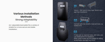 Lampe Tactique Nextorch P20 - 4000 Lumens - phare pour bouclier balistique  NYCTALOPE  