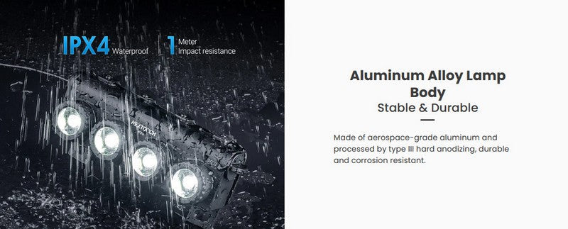 Lampe Tactique Nextorch P20 - 4000 Lumens - phare pour bouclier balistique  NYCTALOPE  