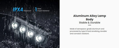 Lampe Tactique Nextorch P20 - 4000 Lumens - phare pour bouclier balistique  NYCTALOPE  