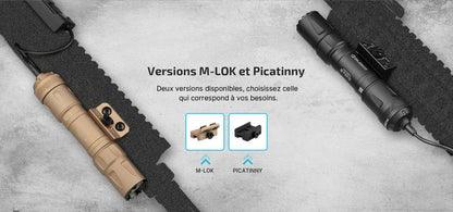 Lampe Torche Olight Odin S – 1500 Lumens – Fixation M-LOK ou Picatinny  NYCTALOPE  