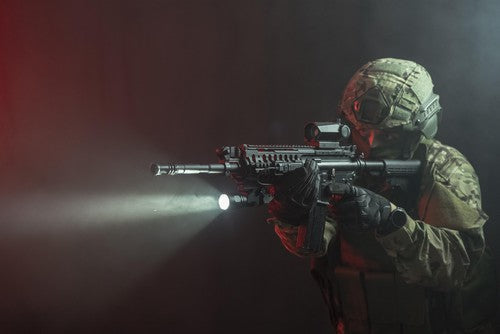 Armytek Parma C1IR- Lampe tactique blanche et infrarouge pour arme ou casque