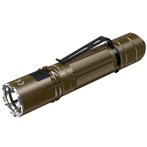 Lampe Torche Klarus XT2CR PRO DESERT TAN – 2100 Lumens tactique et rechargeable  NYCTALOPE  