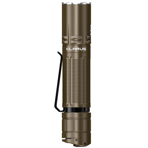 Lampe Torche Klarus XT2CR PRO DESERT TAN – 2100 Lumens tactique et rechargeable  NYCTALOPE  
