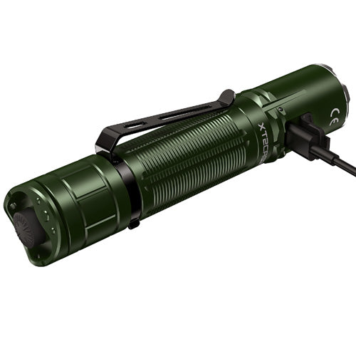 Lampe Torche Klarus XT2CR PRO Green – 2100 Lumens - Tactique et rechargeable