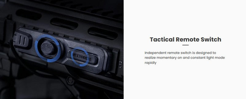 Lampe arme à feu Nextorch WL50iR - 860Lumens - Infra rouge - Fixation sur rail picatinny  NYCTALOPE  