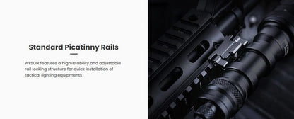 Lampe arme à feu Nextorch WL50iR - 860Lumens - Infra rouge - Fixation sur rail picatinny  NYCTALOPE  