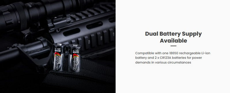 Lampe arme à feu Nextorch WL50iR - 860Lumens - Infra rouge - Fixation sur rail picatinny  NYCTALOPE  