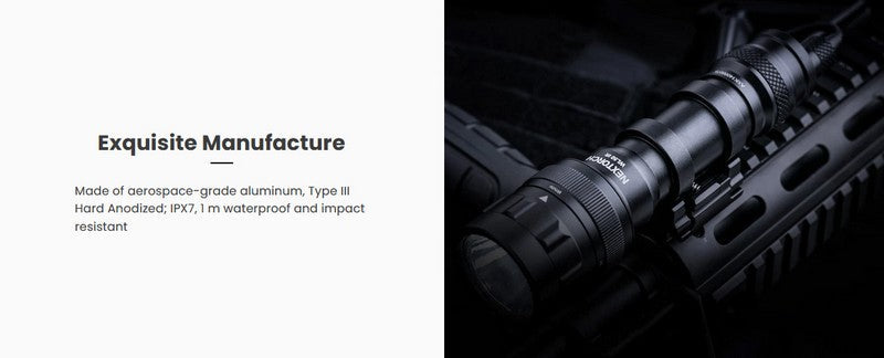 Lampe arme à feu Nextorch WL50iR - 860Lumens - Infra rouge - Fixation sur rail picatinny  NYCTALOPE  