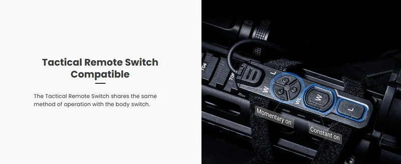 Lampe arme à feu Nextorch WL60 - 700Lumens - laser vert - Fixation sur rail  NYCTALOPE  