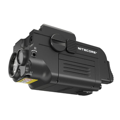 Lampe rechargeable pour arme Nitecore NPL25GL - 900 Lumens et laser vert  NYCTALOPE  