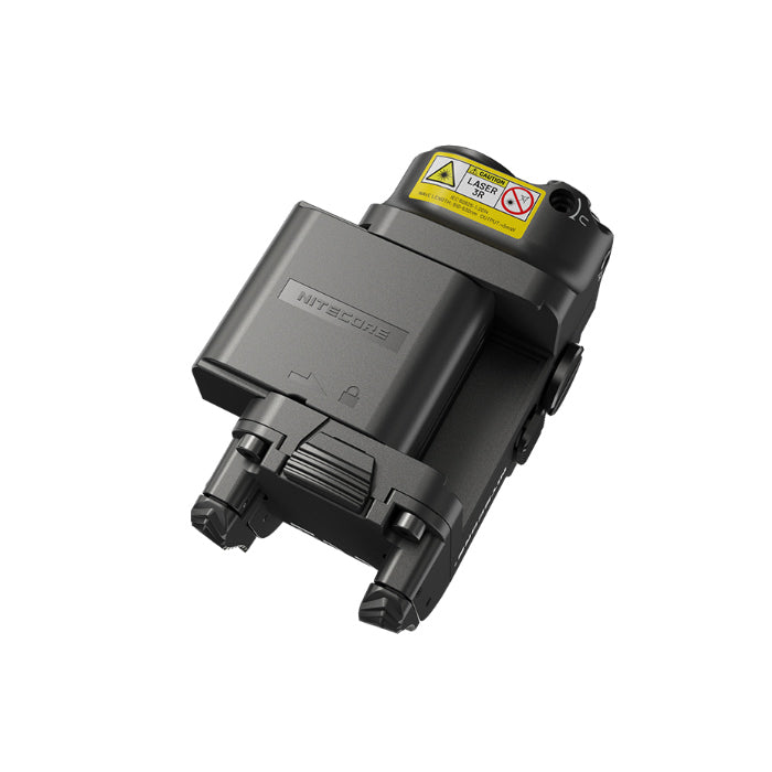 Lampe rechargeable pour arme Nitecore NPL25GL - 900 Lumens et laser vert  NYCTALOPE  