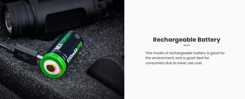 Lampe arme de poing Nextorch WL11 - 650 Lumens - Fixation sur rail  NYCTALOPE  