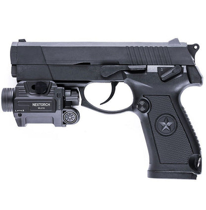 Lampe arme de poing Nextorch WL21G - 650 Lumens + laser vert - Fixation sur rail  NYCTALOPE  