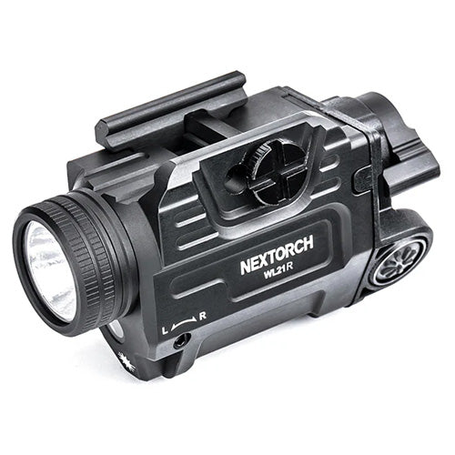 Lampe arme de poing Nextorch WL21R - 650 Lumens + laser rouge - Fixation sur rail