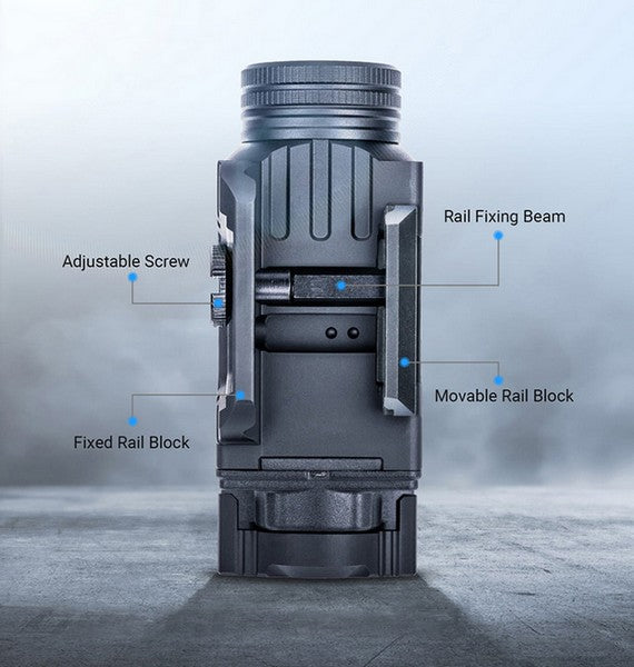 Lampe arme de poing Nextorch WL21iR - lumière + laser Infrarouge - Fixation sur rail  NYCTALOPE  