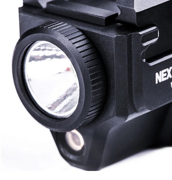 Lampe arme de poing Nextorch WL22G - 650 Lumens + laser vert - Fixation sur rail  NYCTALOPE  