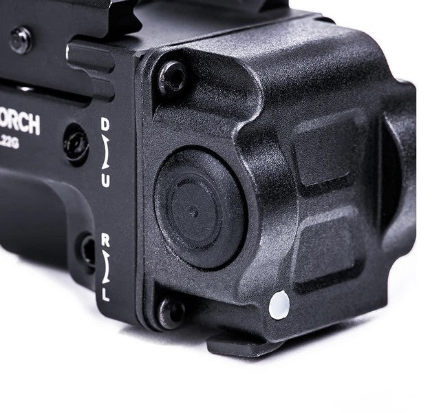 Lampe arme de poing Nextorch WL22G - 650 Lumens + laser vert - Fixation sur rail  NYCTALOPE  