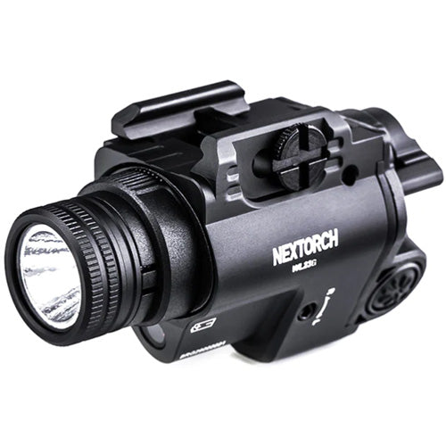 Lampe arme de poing Nextorch WL23R - 1300 Lumens + laser rouge - Fixation sur rail - NYCTALOPE