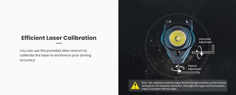 Lampe arme de poing Nextorch WL23R - 1300 Lumens + laser rouge - Fixation sur rail - NYCTALOPE