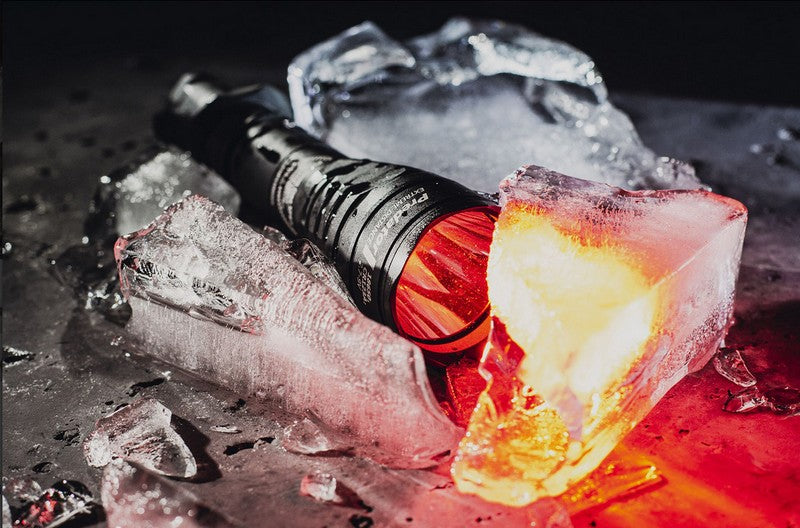 Lampe torche Armytek Predator Red - 160 Lumens en lumière rouge  NYCTALOPE  