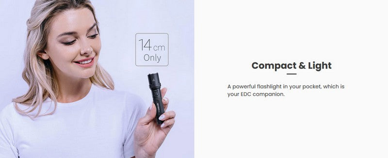 Lampe Torche Nextorch P8 - 1300 Lumens rechargeable  NYCTALOPE  