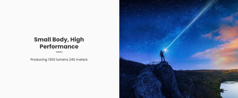 Lampe Torche Nextorch P8 - 1300 Lumens rechargeable  NYCTALOPE  