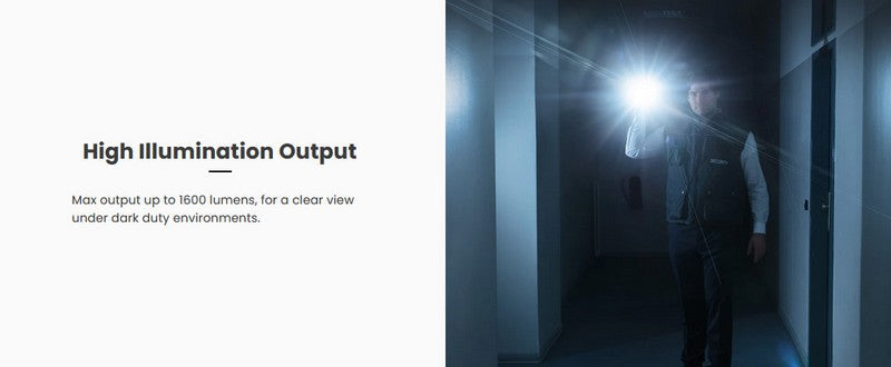 Lampe Torche Nextorch P80 - 1600 Lumens rechargeable USB-C  NYCTALOPE  