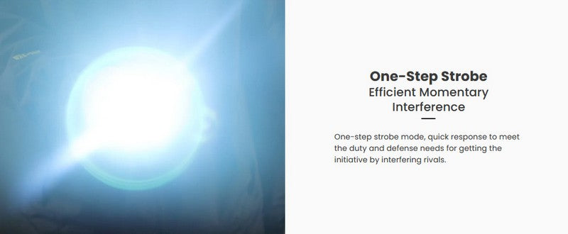 Lampe Torche Nextorch P80 - 1600 Lumens rechargeable USB-C  NYCTALOPE  