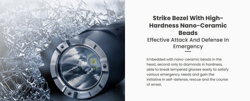 Lampe Torche Nextorch P80 - 1600 Lumens rechargeable USB-C  NYCTALOPE  