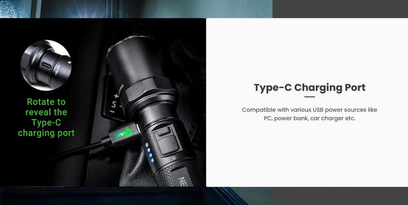 Lampe Torche Nextorch P81 - 2600 Lumens rechargeable  NYCTALOPE  