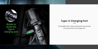 Lampe Torche Nextorch P81 - 2600 Lumens rechargeable  NYCTALOPE  