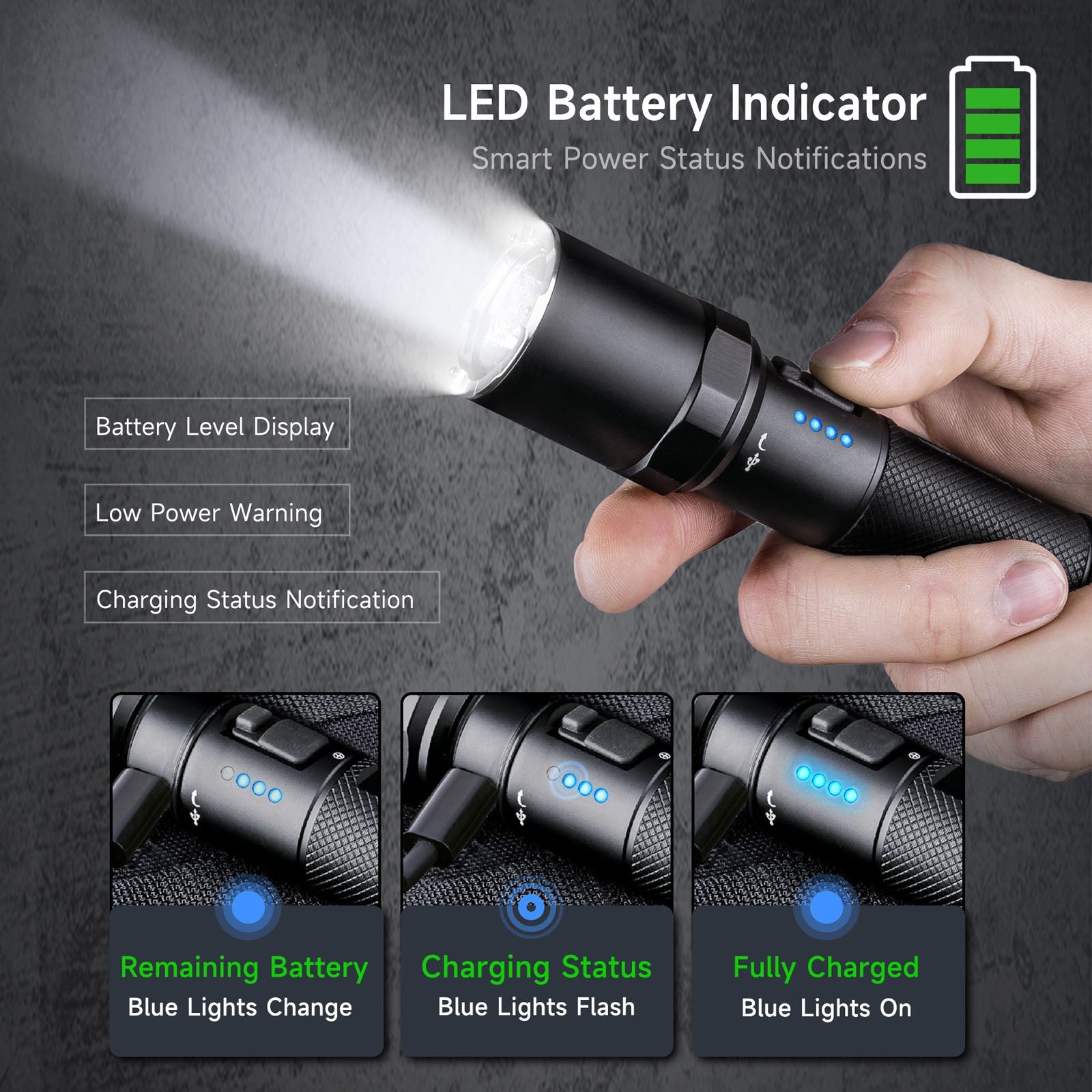 Lampe Torche Nextorch P81B - 3700Lumens rechargeable  NYCTALOPE  