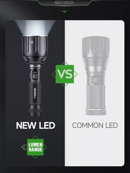 Lampe Torche Nextorch P82C - 2200 Lumens rechargeable - longue portée - NYCTALOPE