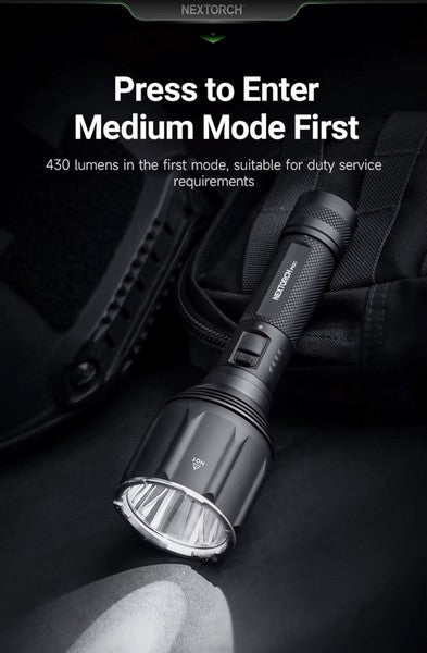 Lampe Torche Nextorch P82C - 2200 Lumens rechargeable - longue portée - NYCTALOPE