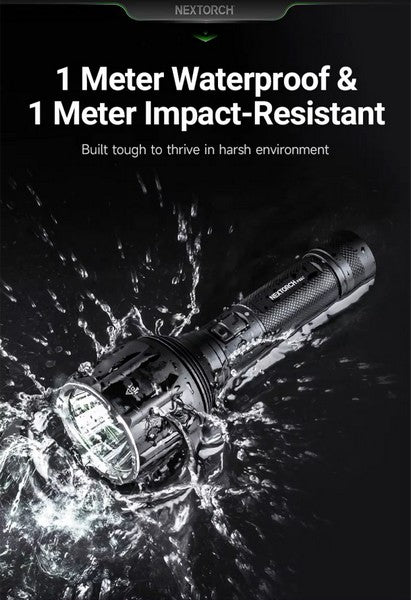 Lampe Torche Nextorch P82C - 2200 Lumens rechargeable - longue portée - NYCTALOPE