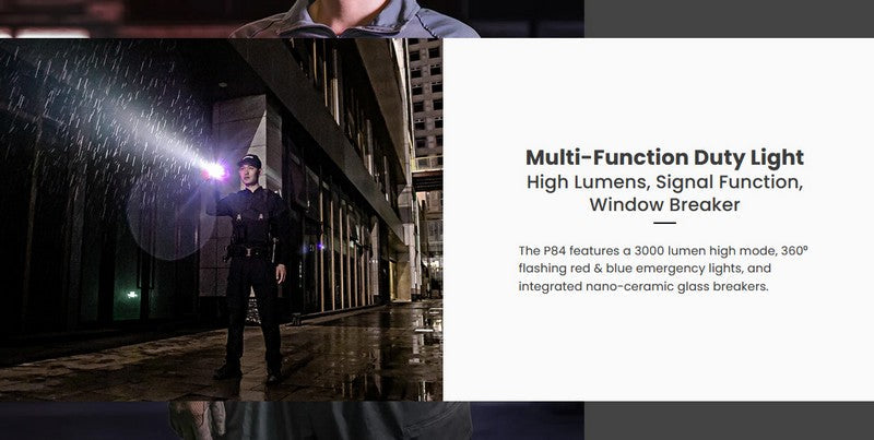 Lampe Torche Nextorch P84 - 3000 Lumens rechargeable - balise de signalisation  NYCTALOPE  