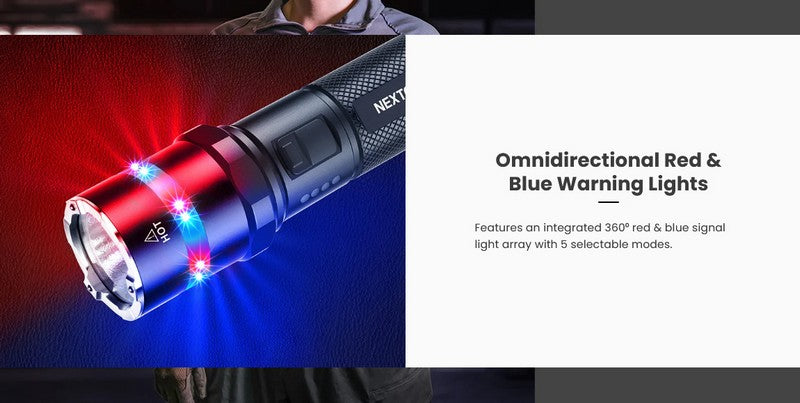 Lampe Torche Nextorch P84 - 3000 Lumens rechargeable - balise de signalisation  NYCTALOPE  