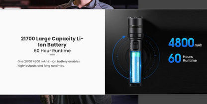 Lampe Torche Nextorch P84 - 3000 Lumens rechargeable - balise de signalisation  NYCTALOPE  