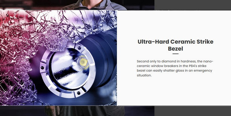 Lampe Torche Nextorch P84 - 3000 Lumens rechargeable - balise de signalisation  NYCTALOPE  