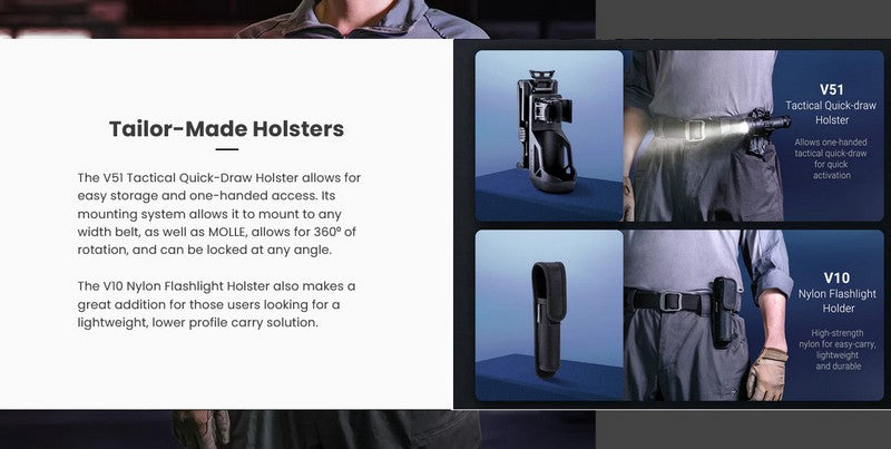 Lampe Torche Nextorch P84 - 3000 Lumens rechargeable - balise de signalisation  NYCTALOPE  